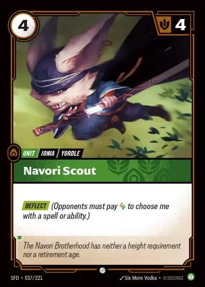 Navori Scout - SFD-037 - Spiritforged - Riftbound card