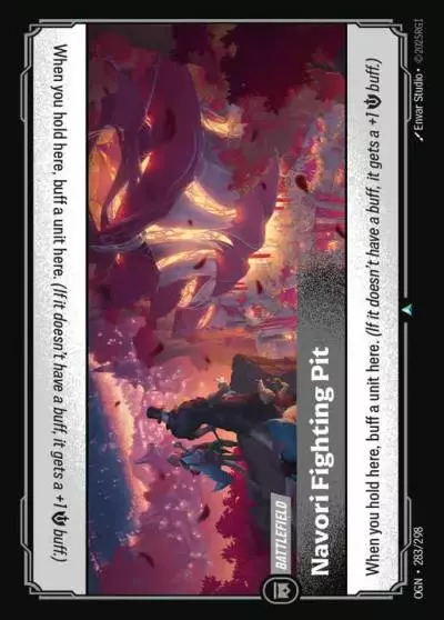 Novari Fighting Pit - OGN-283 - Origins - Riftbound card