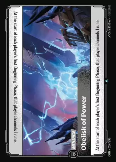 Obelisk of Power - OGN-284 - Origins - Riftbound card