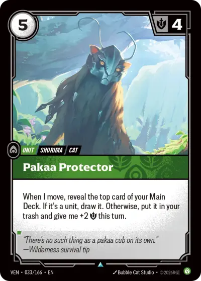 Pakaa Protector VEN-033 Vendetta Riftbound card