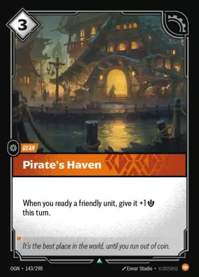 Pirate's Haven - OGN-143 - Origins - Riftbound card