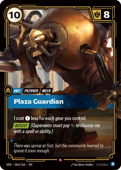 Plaza Guardian VEN-064 Vendetta Riftbound card