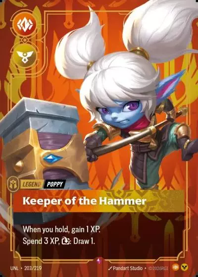Poppy, Keeper of the Hammer - UNL-203 - Unleashed - Riftbound card