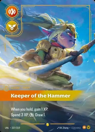 Poppy, Keeper of the Hammer - UNL-237 - Unleashed - Riftbound card
