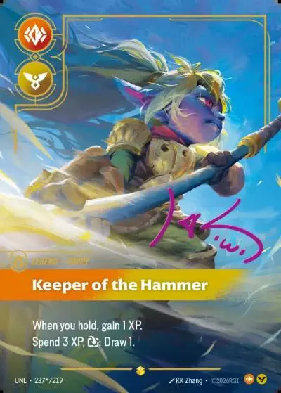 Poppy, Keeper of the Hammer - UNL-237s - Unleashed - Riftbound card