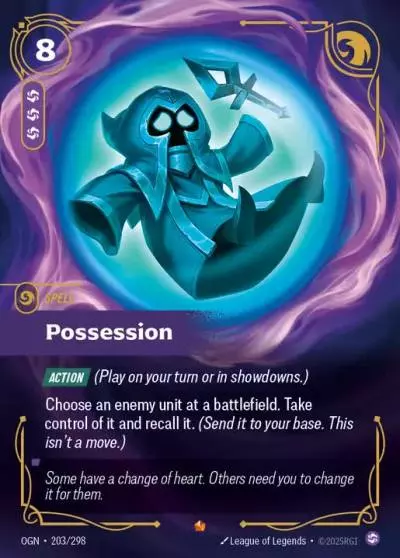 Possession - OGN-203 - Origins - Riftbound card