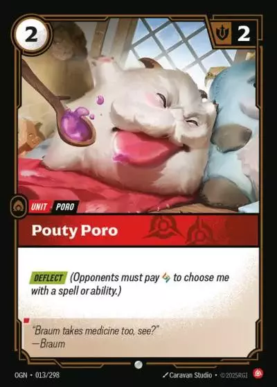 Pouty Poro - OGN-013 - Origins - Riftbound card