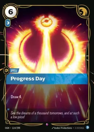 Progress Day - OGN-114 - Origins - Riftbound card
