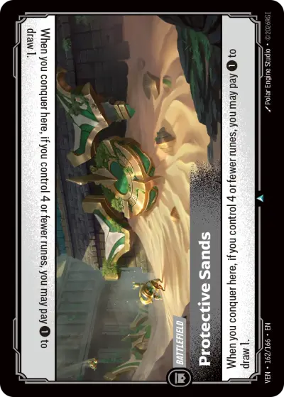 Protective Sands - VEN-162 - Vendetta - Riftbound card