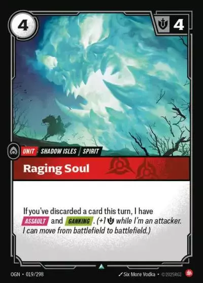 Raging Soul - OGN-019 - Origins - Riftbound card