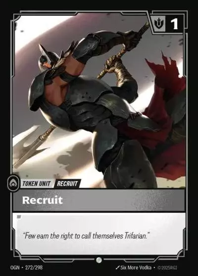 Recruit - OGN-272 - Origins - Riftbound card