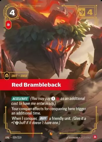 Red Brambleback - UNL-029 - Unleashed - Riftbound card