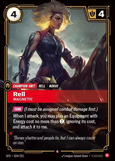 Rell, Magnetic - SFD-024 - Spiritforged - Riftbound card
