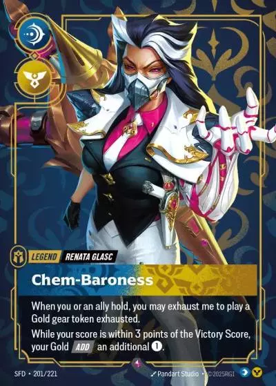 Renata Glasc Chem-Baroness - SFD-201 - Spiritforged - Riftbound card