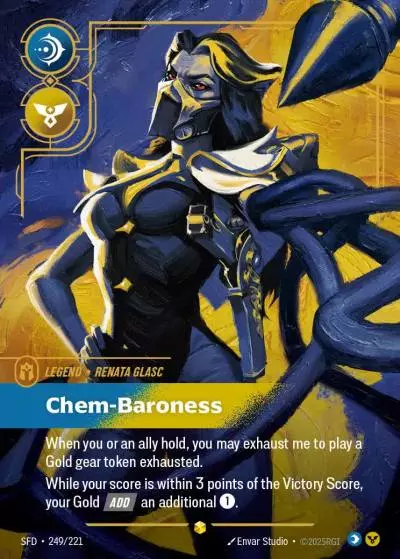 Renata Glasc Chem-Baroness - SFD-249 - Spiritforged - Riftbound card