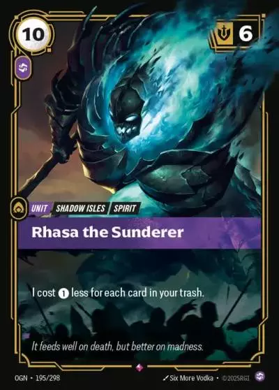 Rhasa the Sunderer - OGN-195 - Origins - Riftbound card