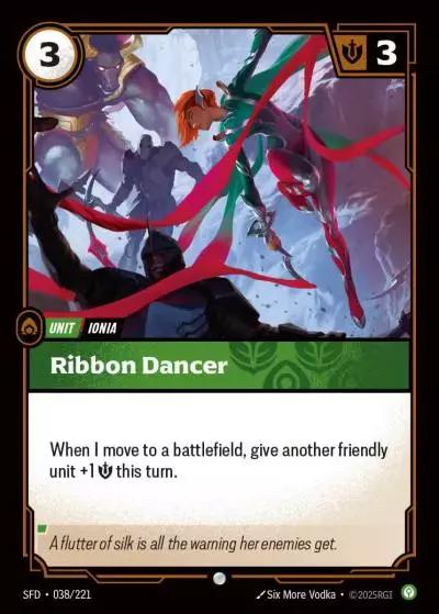 Ribbon Dancer - SFD-038 - Spiritforged - Riftbound card