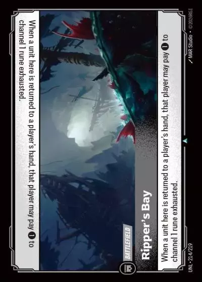 Ripper’s Bay - UNL-214 - Unleashed - Riftbound card