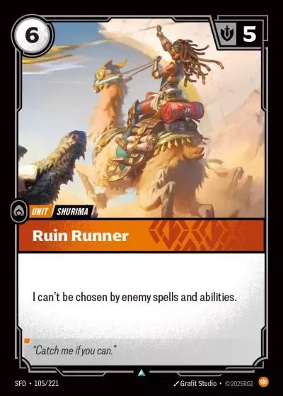 Ruin Runner - SFD-105 - Spiritforged - Riftbound card