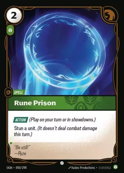 Rune Prison - OGN-050 - Origins - Riftbound card
