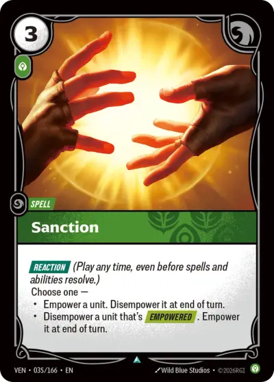 Sanction VEN-035 Vendetta Riftbound card