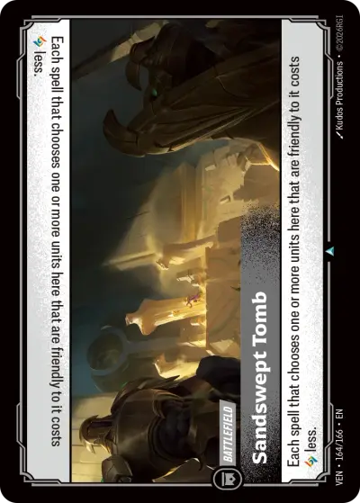 Sandswept Tomb VEN-164 Vendetta Riftbound card