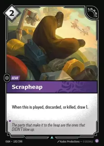 Scrapheap - OGN-182 - Origins - Riftbound card