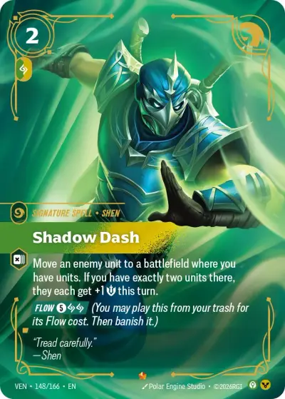 Shadow Dash - VEN-148 - Vendetta - Riftbound card