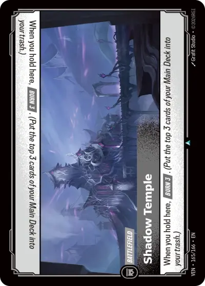 Shadow Temple VEN-165 Vendetta Riftbound card