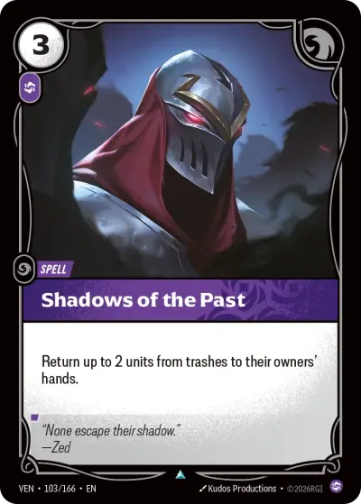 Shadows Of The Past VEN-103 Vendetta Riftbound card