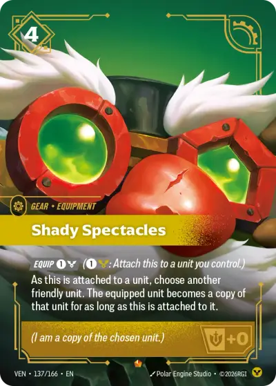 Shady Spectacles - VEN-137 - Vendetta - Riftbound card