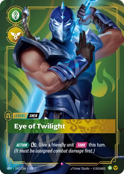 Shen Eye Of Twilight VEN-147 Vendetta Riftbound card