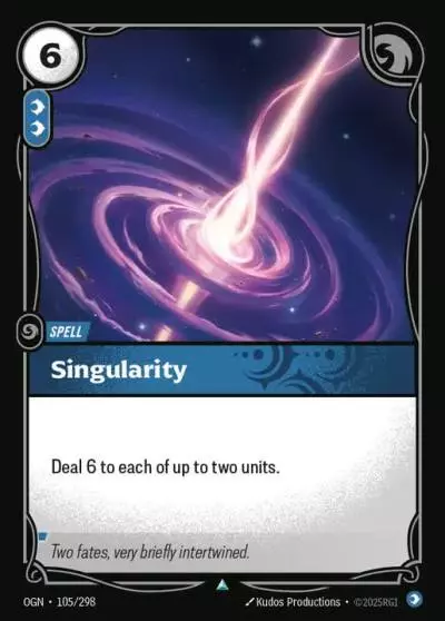 Singularity - OGN-105 - Origins - Riftbound card
