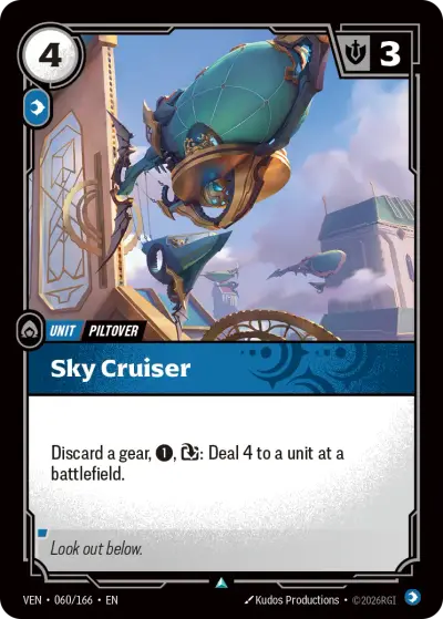 Sky Cruiser VEN-060 Vendetta Riftbound card
