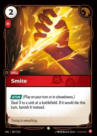 Smite - UNL-007 - Unleashed - Riftbound card