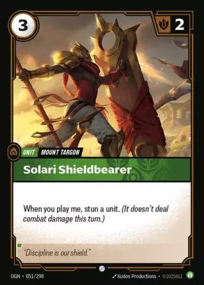 Solari Shieldbearer - OGN-051 - Origins - Riftbound card