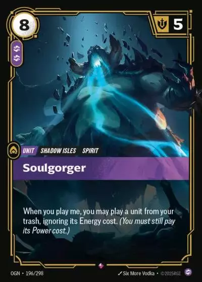 Soulgorger - OGN-196 - Origins - Riftbound card