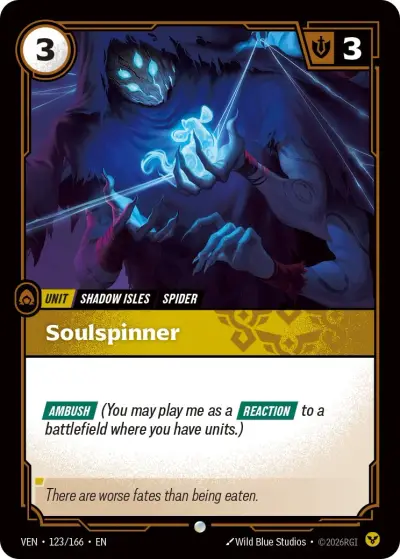 Soulspinner VEN-123 Vendetta Riftbound card