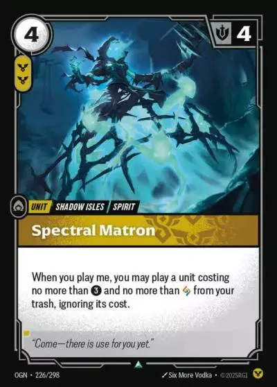 Spectral Matron - OGN-226 - Origins - Riftbound card
