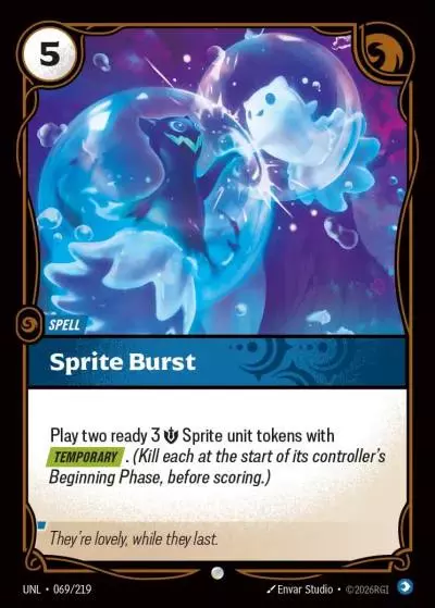 Sprite Burst - UNL-069 - Unleashed - Riftbound card