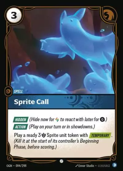 Sprite Call - OGN-094 - Origins - Riftbound card