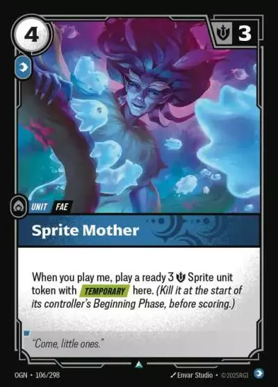 Sprite Mother - OGN-106 - Origins - Riftbound card