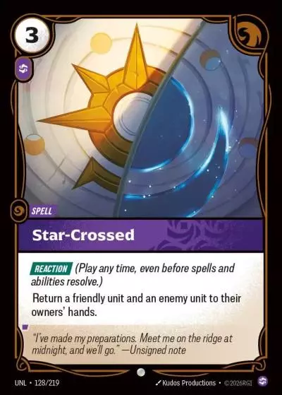 Star-Crossed - UNL-128 - Unleashed - Riftbound card