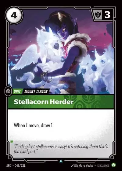 Stellacorn Herder - SFD-048 - Spiritforged - Riftbound card