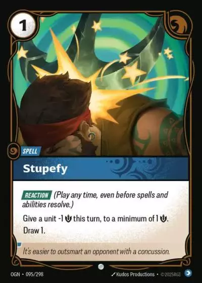 Stupefy - OGN-095 - Origins - Riftbound card