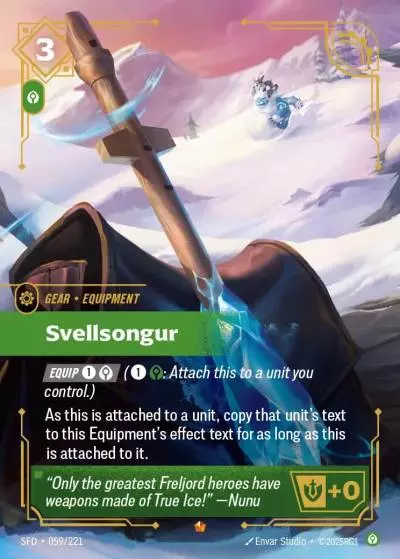 Svellsongur - SFD-059 - Spiritforged - Riftbound card