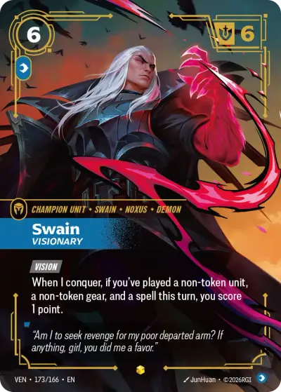 Swain Visionary - VEN-173 - Vendetta - Riftbound card