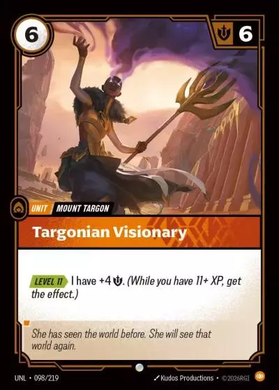 Targonian Visionary - UNL-098 - Unleashed - Riftbound card