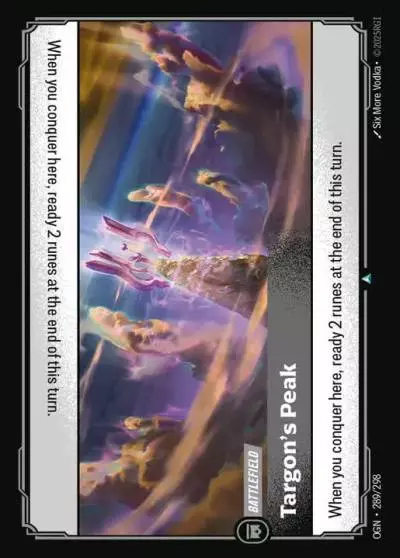 Targon's Peak - OGN-289 - Origins - Riftbound card