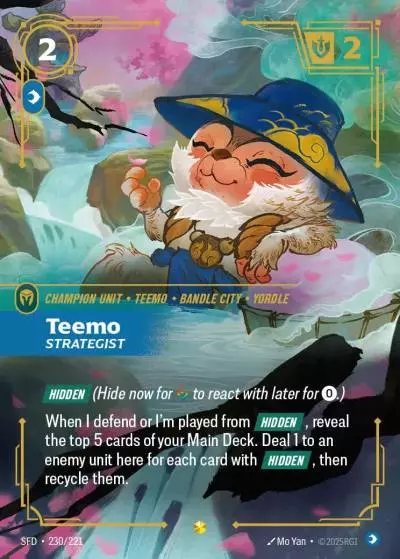 Teemo Strategist - SFD-230 - Spiritforged - Riftbound card